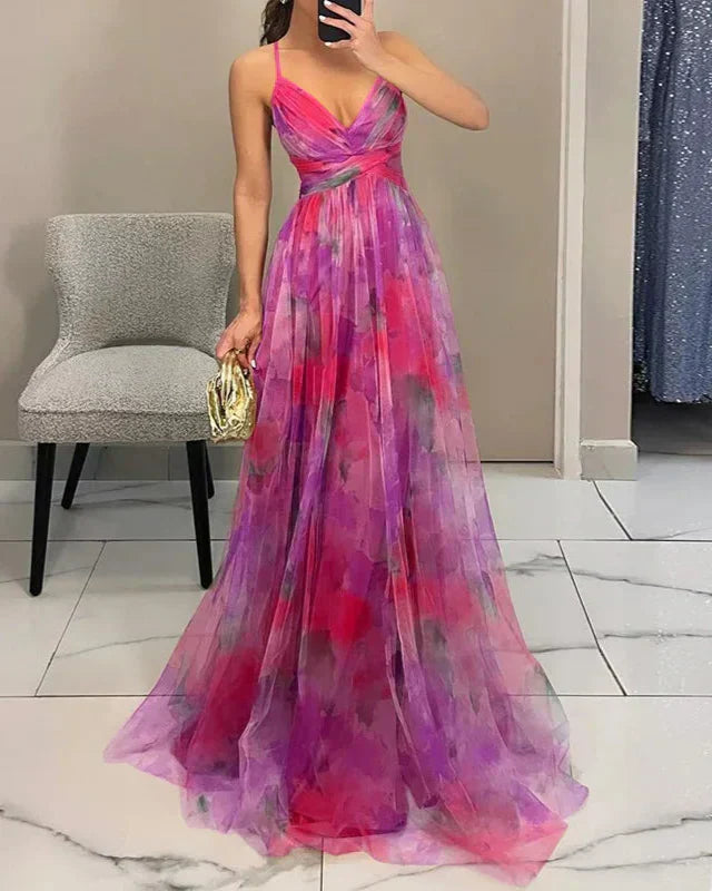 JO | Stylish maxi dress with floral print for women