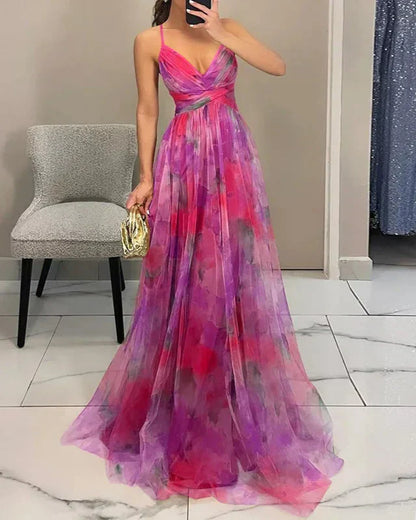 JO | Stylish maxi dress with floral print for women
