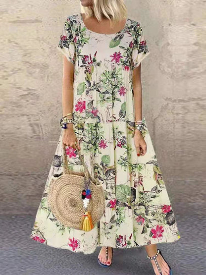 JO | Bohemian Floral Maxi Dress