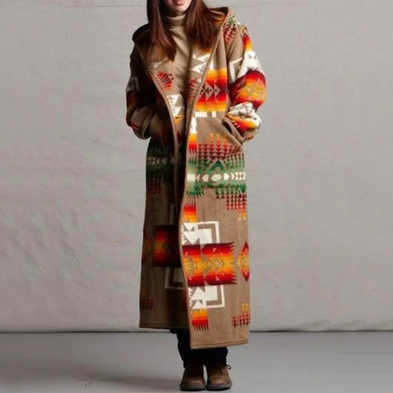 JO | Long coat in ethnic style