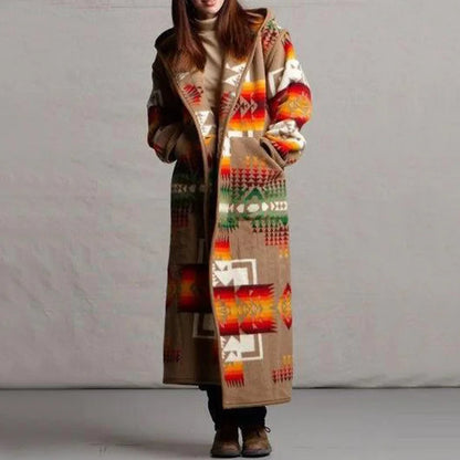 JO | Long coat in ethnic style