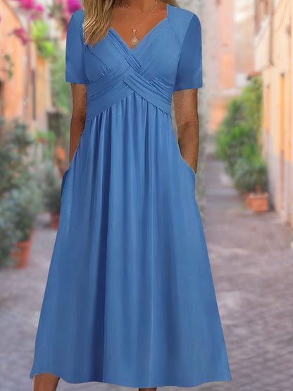 JO | Midi dress with side pockets