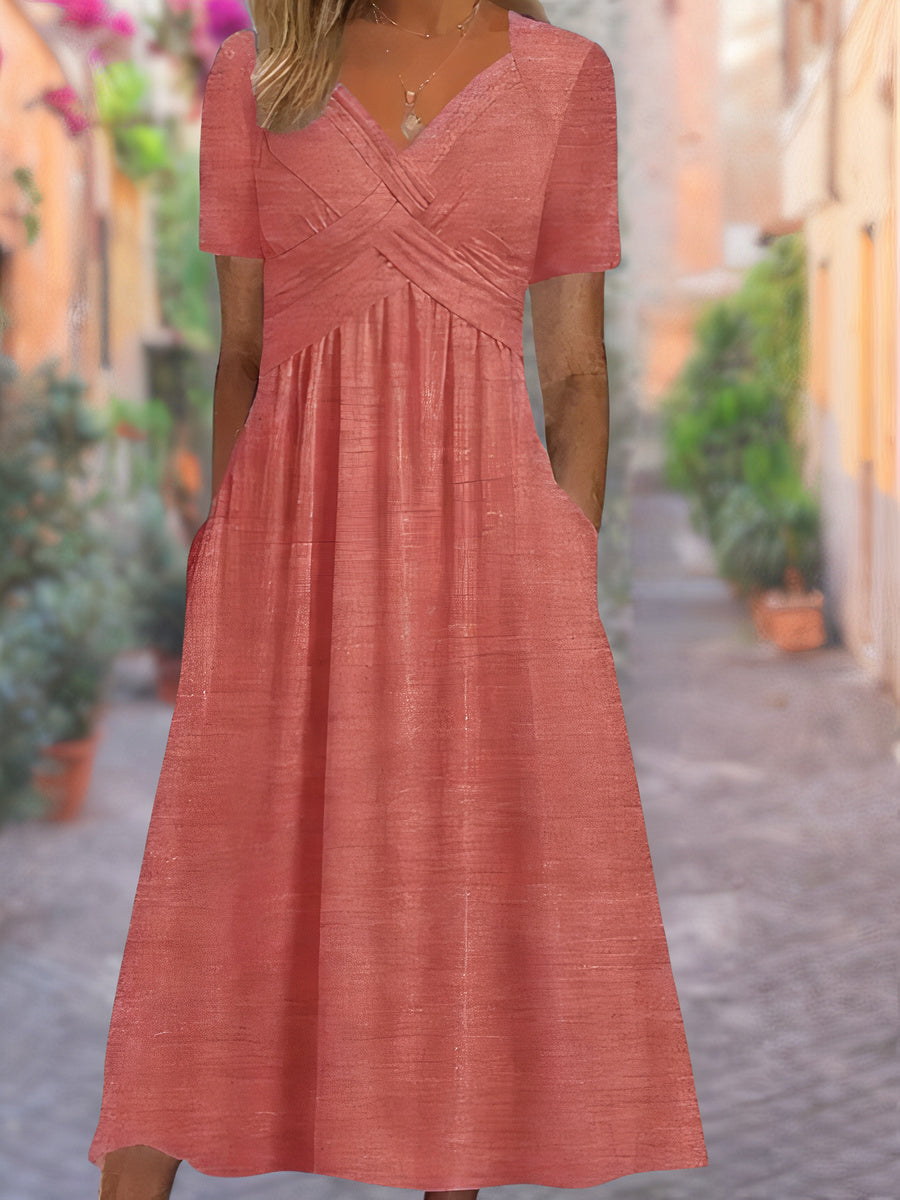 JO | Midi dress with side pockets