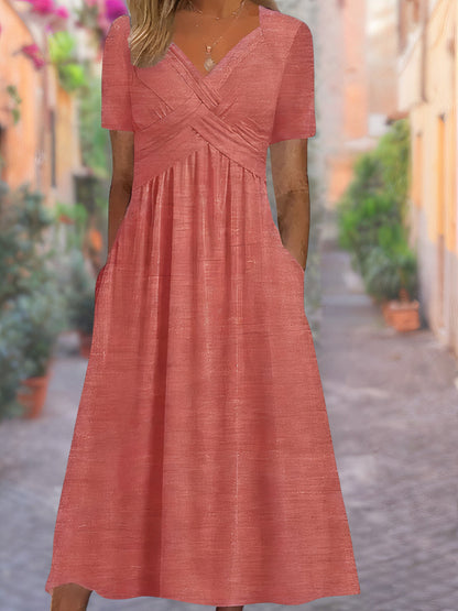 JO | Midi dress with side pockets