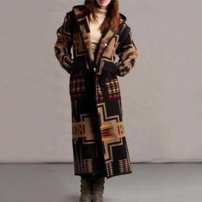 JO | Long coat in ethnic style
