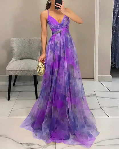 JO | Stylish maxi dress with floral print for women