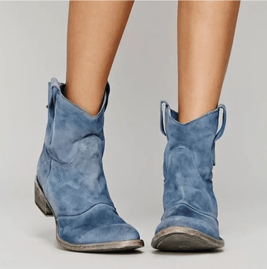 JO | suede western boots
