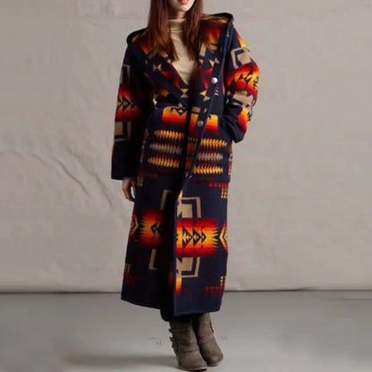 JO | Long coat in ethnic style