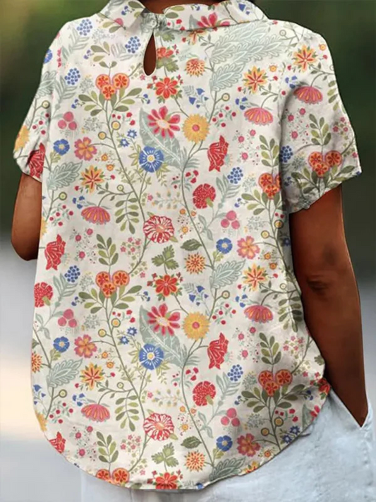 JO | Blouse with floral print for women