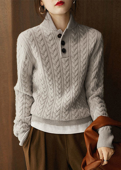 JO | Knitted sweater with buttons