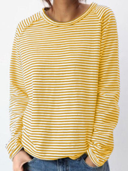 JO | Casual striped long sleeve sweater