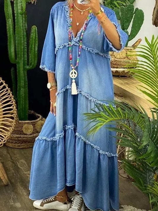 JO | Maxi dress with V-neck