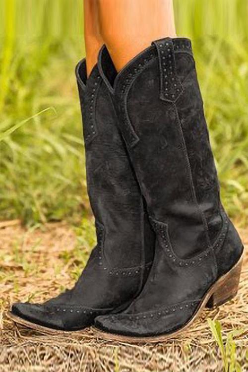 JO | Rustic western cowboy boots