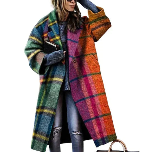 JO | long, warm wool coat in enchanting colors